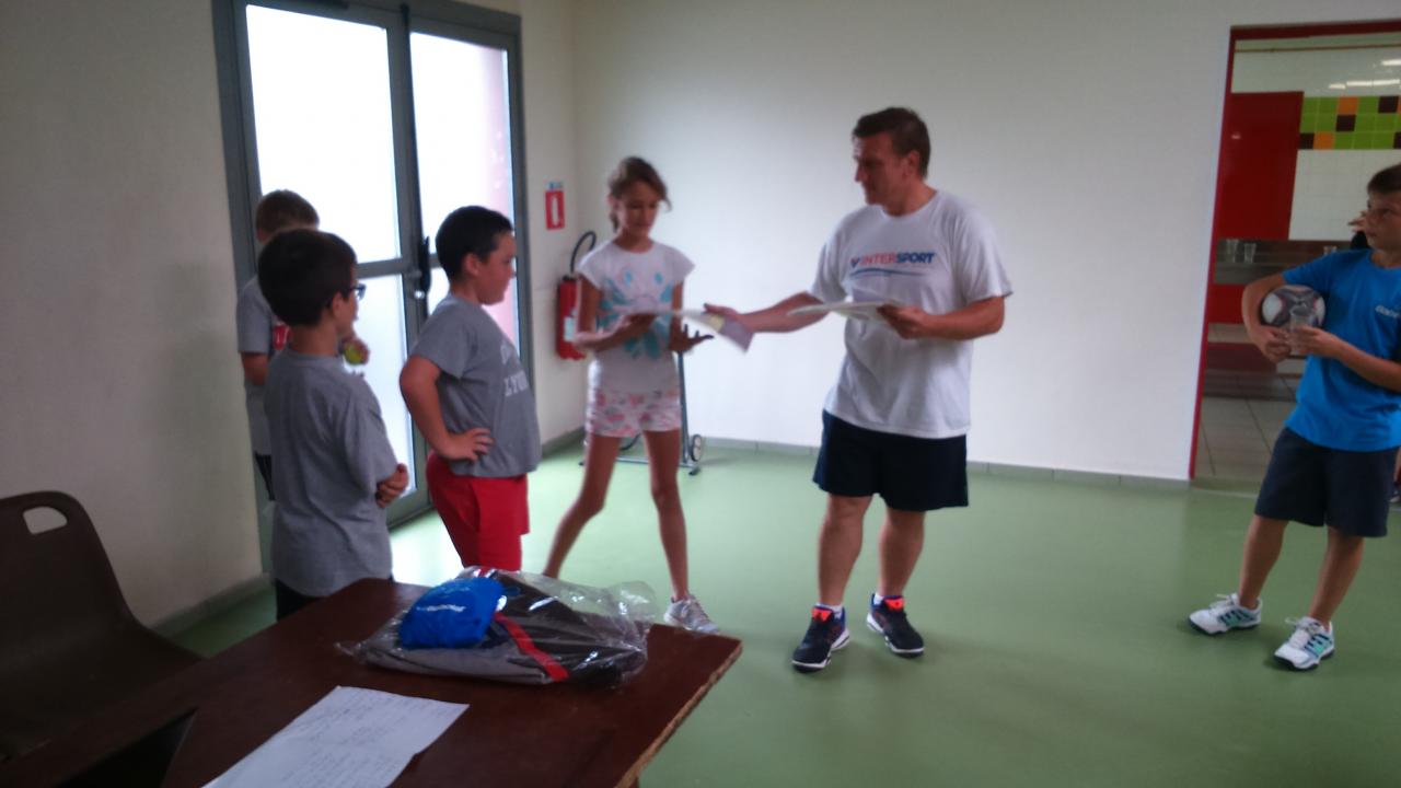 Remise des récompences aux jeunes