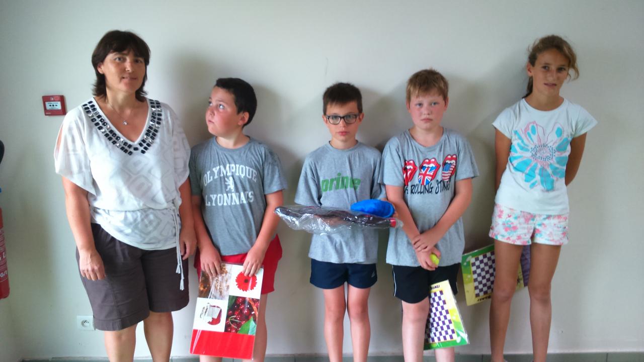 Les jeunes et Gislaine