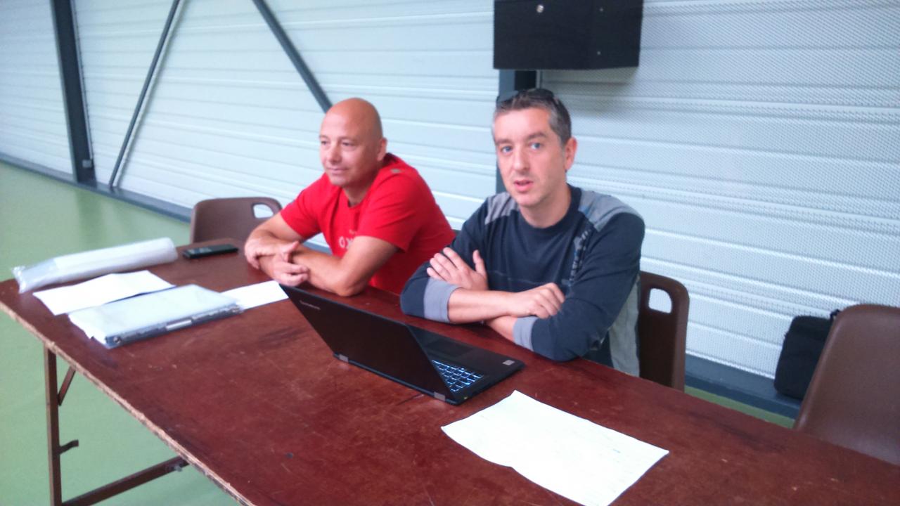Le secraitaire Yannick et le trésorier Serge